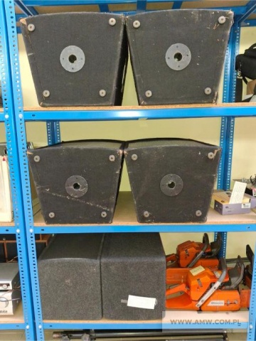 Sprzęt nagłośnieniowy (estradowy) - pakiet zawierający 23 poz. asort. (wg oddzielnego wykazu), w tym m.in.: kolumny głośnikowe, miksery, urządzenia nagłaśniające itp. 